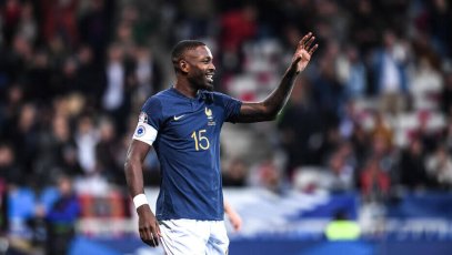 Marcus THURAM of France celebrates his goal during the UEFA Euro 2024, qualifications match between France and Gibraltar at Allianz Riviera on November 18, 2023 in Nice, France. (Photo by Philippe Lecoeur/FEP/Icon Sport)